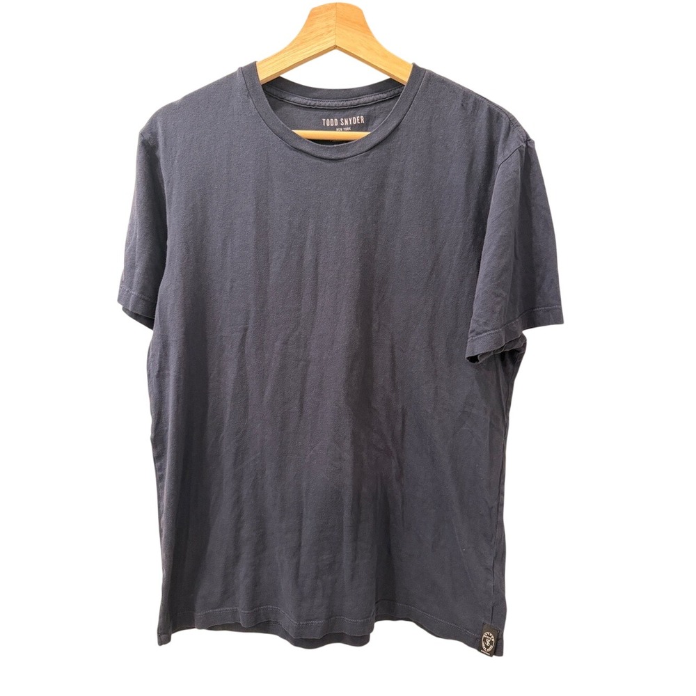 Todd Snyder Men's Navy Premium Jersey Crewneck Tee